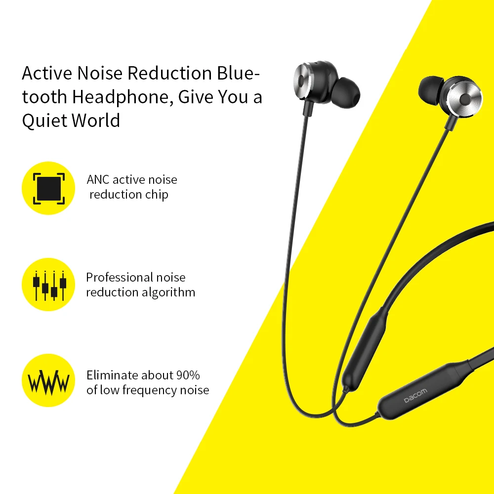 DACOM L10 ANC Bluetooth наушники с активным шумоподавлением Наушники микрофоном