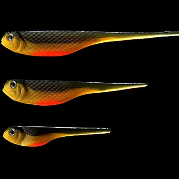 5 1 &quotPin Tail Baitfish приманки в стиле дартинга Мягкая приманка 13 см Pescar кормушка для