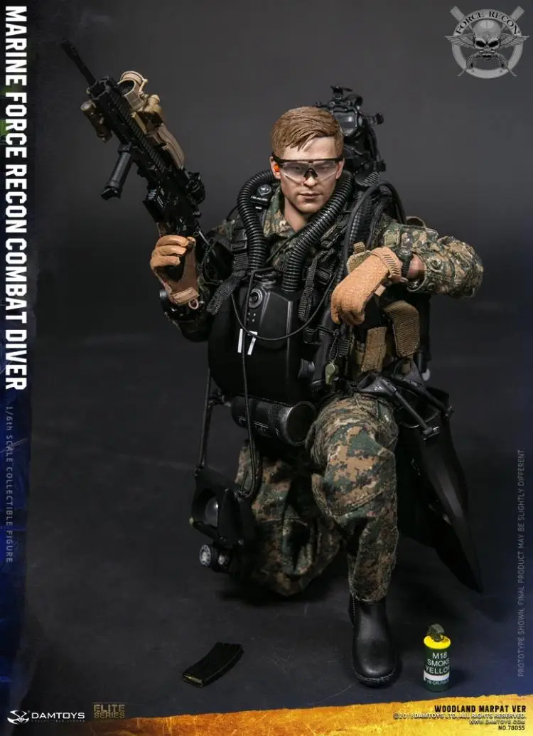 DAMTOYS плотина 78055 78056 морская пехота USMC армейская разведка боевые ныряльщики Коллекционная фигурка для подарка