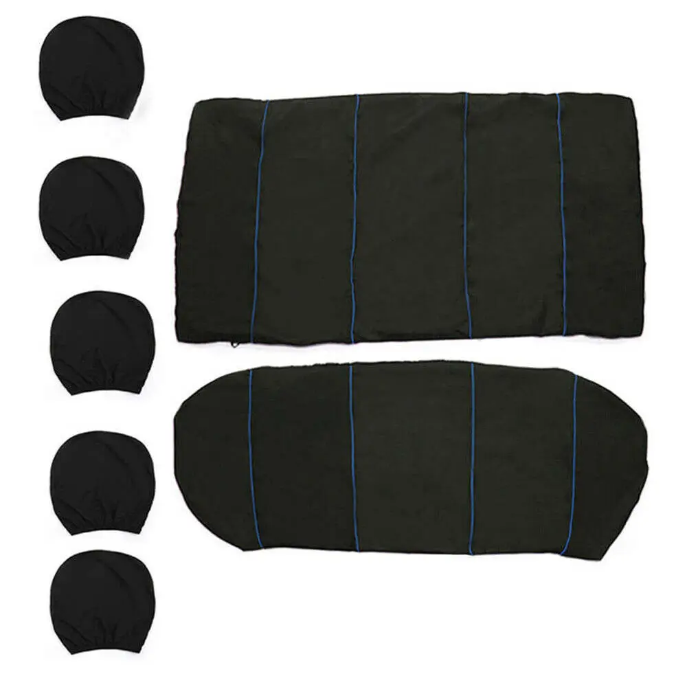 Универсальные чехлы для автомобильных сидений комплект из 9 предметов защита