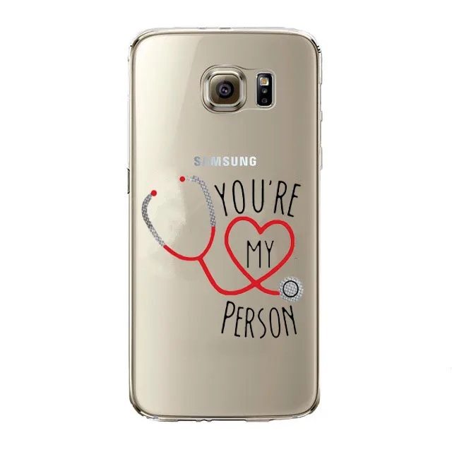 TPU Анатомия страсти прекрасный день для спасения жизни Coque чехол для Samsung Galaxy S5 S6 S7 край S8 S9 плюс A3 A5 A7 J3 J5 J7 - Цвет: TPU