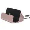 Type C зарядное устройство USB Настольный держатель для телефона зарядная Базовая док-станция порт синхронизация Зарядное устройство Док-подставка держатель для Xiaomi huawei samsung - Цвет: Pink