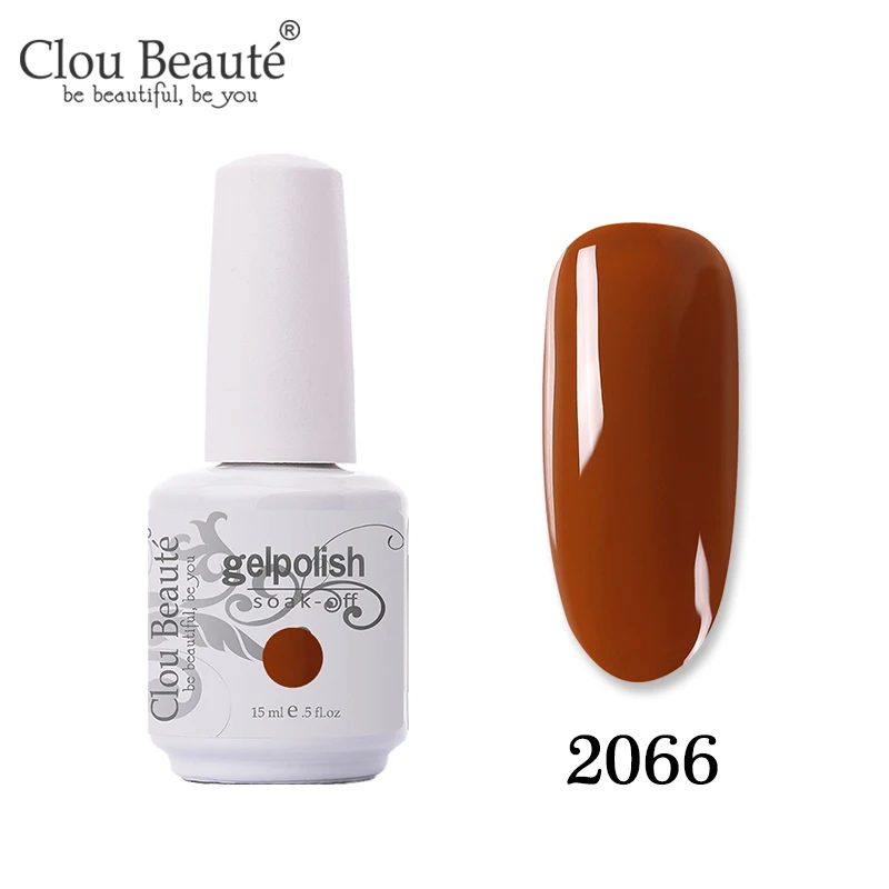 2066 Clou Beaute Новое поступление праймер гель лак УФ гель лак коралловый телесный красный розовый УФ гель лак для ногтей Гибридный маникюрный гель для ногтей лак - Цвет: 2066