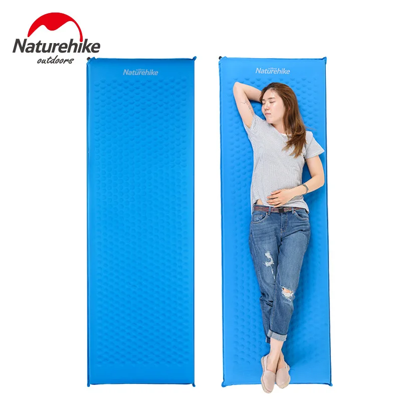 Naturehike 1 SingIe люди кемпинг автоматически надувной матрас Открытый губка спальные