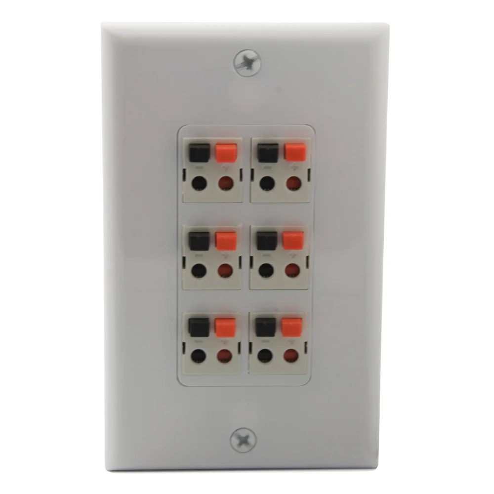 

1 Gang Decorative Style 6.0 Speaker Wall Plate