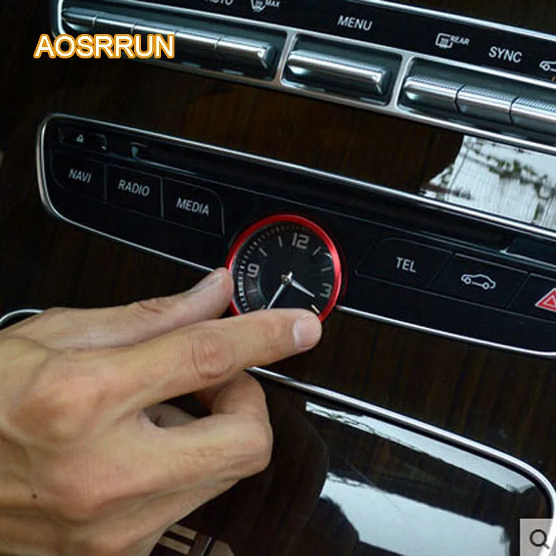 Декоративные круглые часы aosrrunn из нержавеющей стали автомобильные аксессуары