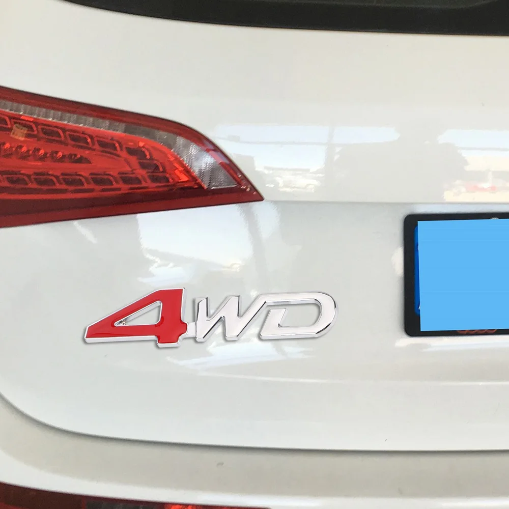 FORAUTO Светоотражающая наклейка на четыре колеса автомобиль эмблема значок 4WD