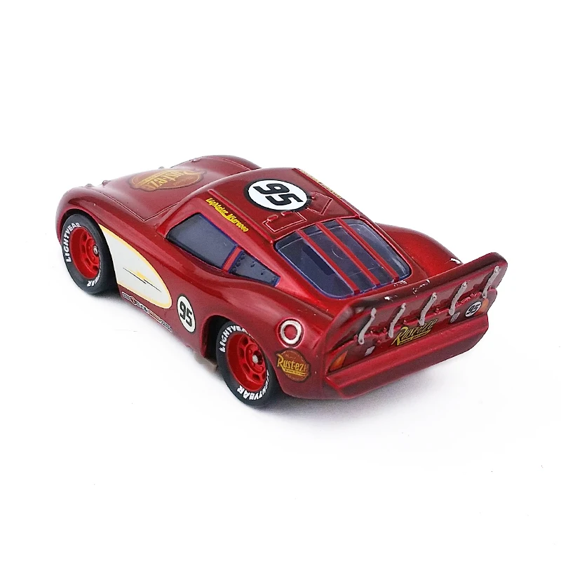 Disney Pixar Cars 2 3 Lightning McQueen Mater Jackson Storm Cruz Lizzie 1:55 литая под давлением модель игрушечного