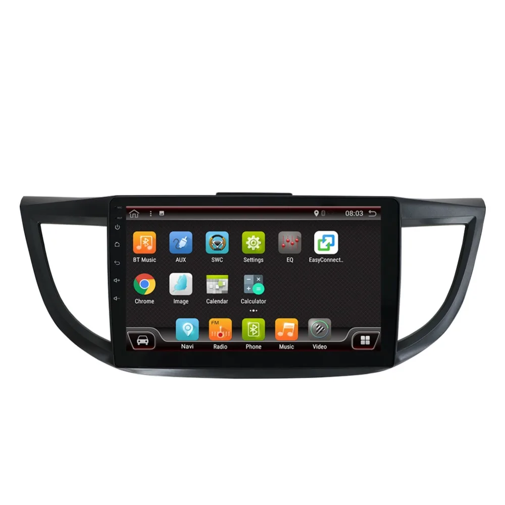 Bosion Android 8 1 Радио мультимедийный плеер Автомобильный DVD gps навигация для HONDA CRV 2012