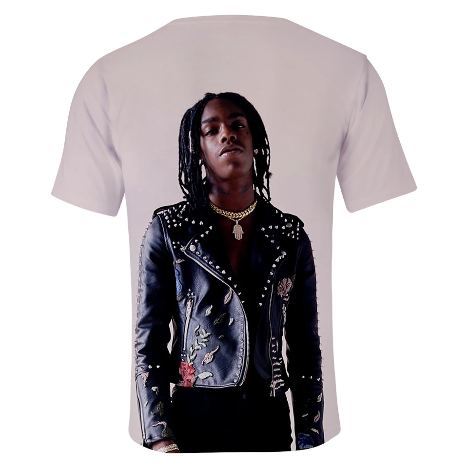 Лето г. YNW MELLY Мужская 3D футболка/для женщин Мода Harajuku Хип Хоп Уличная YNW MELLY 3D короткий рукав для мужчин футболка