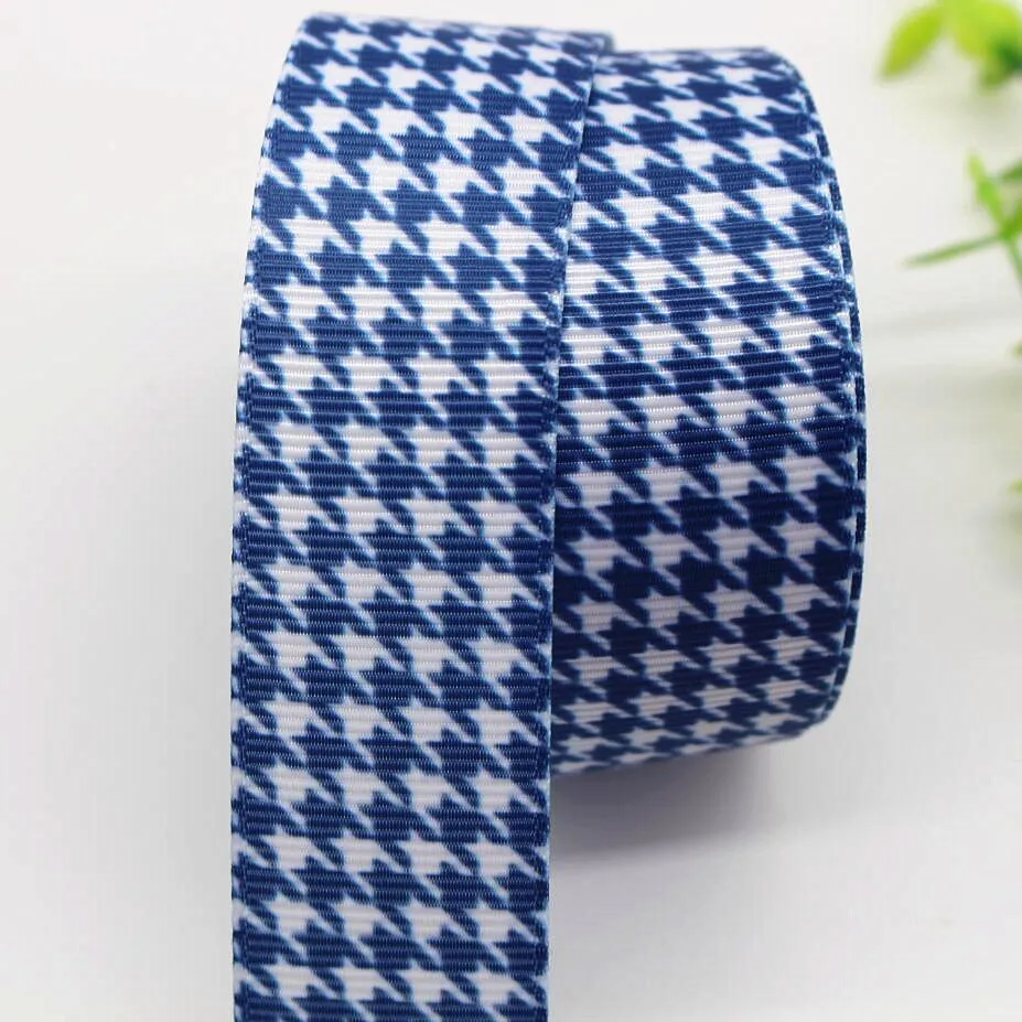 hyfsy 10065 25 mm plover plaid DIY gift packaging headwear handmade materials Sewing fabric Grosgrain ribbons belt | Дом и сад