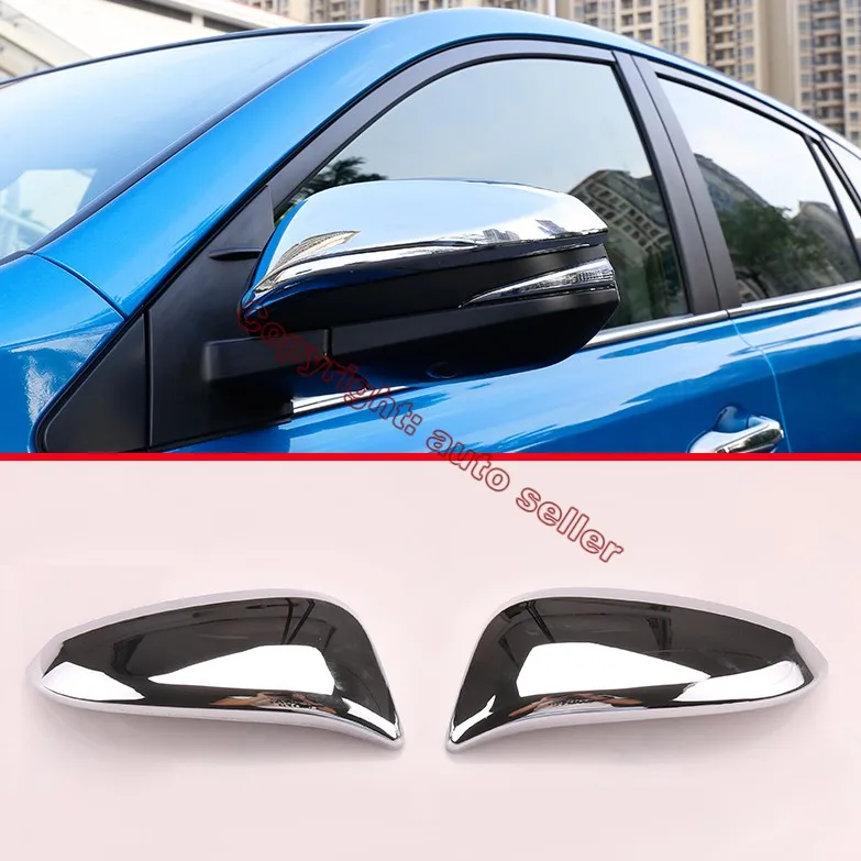 

ABS Chrome Side Mirror Cover Trim For TOYOTA RAV4 2016 2017 Car Accessories Stickers