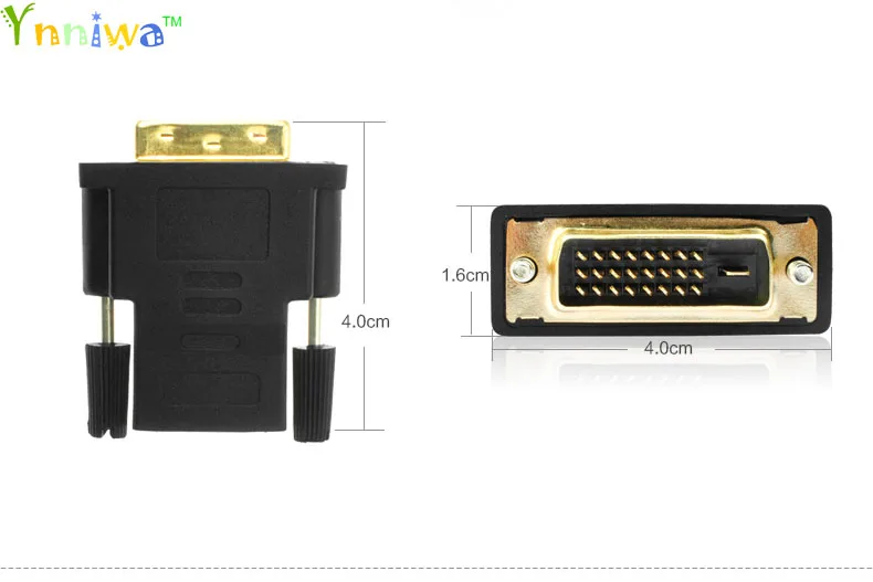 

Переходник DVI 24 + 1 (штекер)/HDMI (гнездо), поддержка 1080P для HDTV LCD
