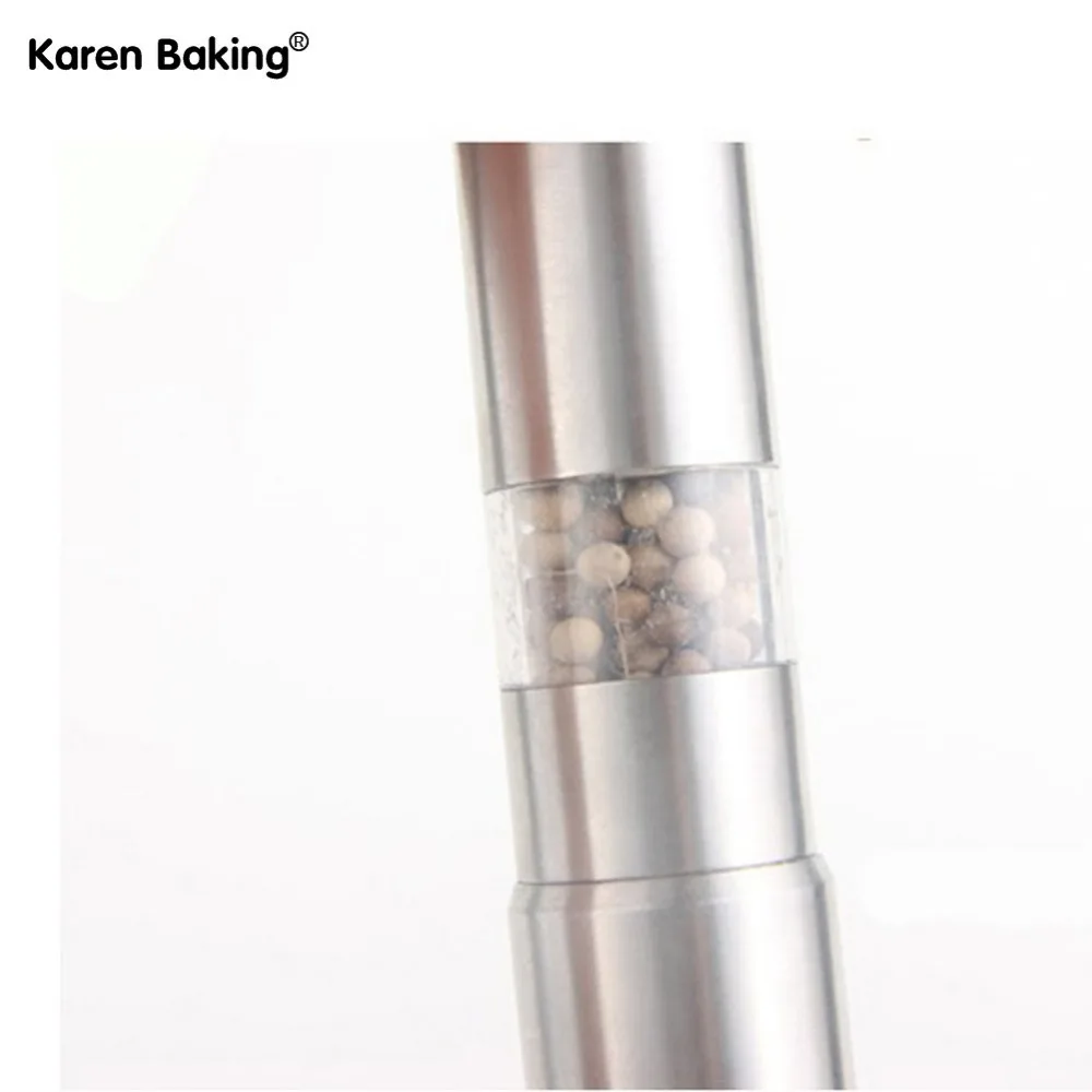 Нержавеющая сталь перец и соль травы мельница мясорубка для гурманов набор