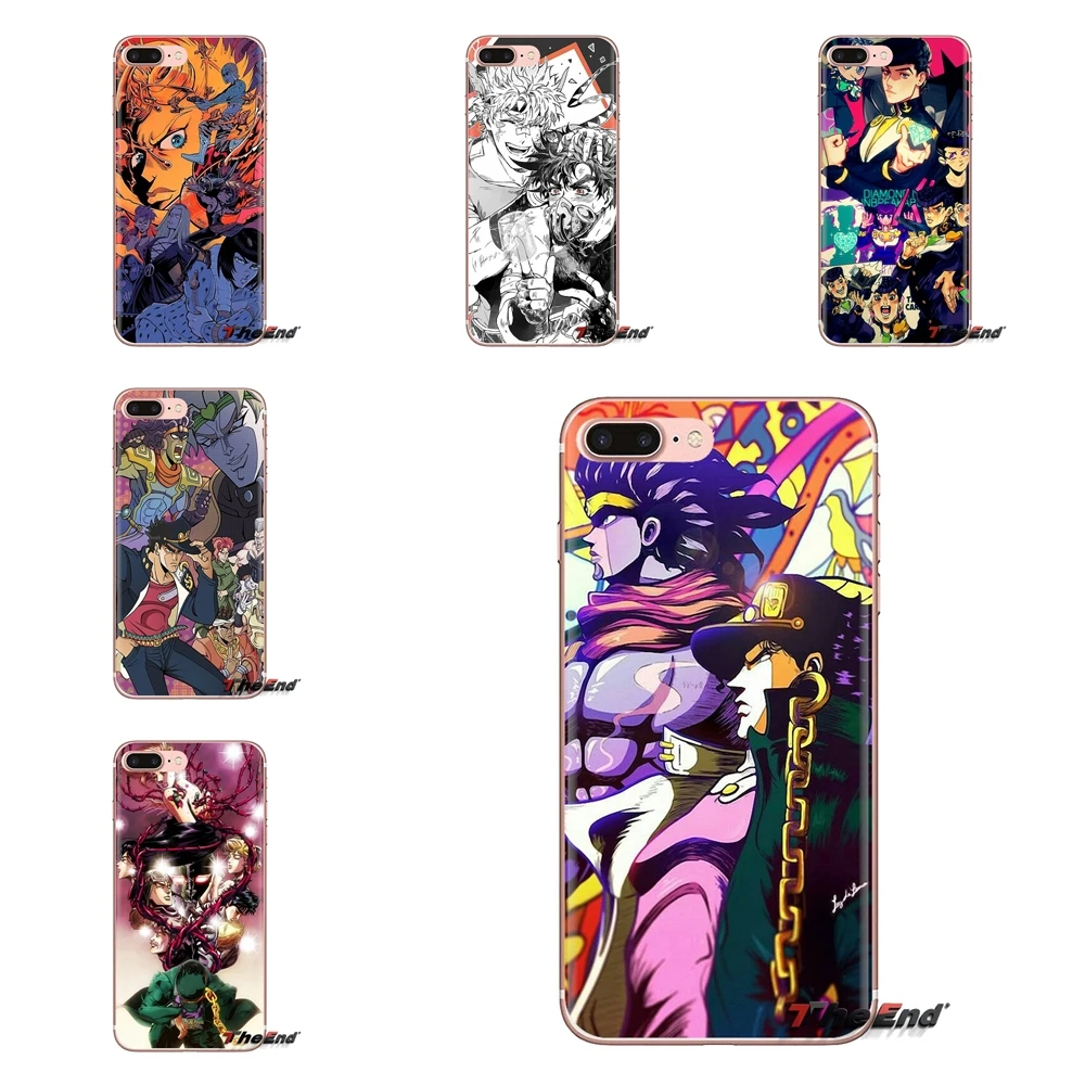 Мягкие прозрачные чехлы для Samsung Galaxy S3 S4 S5 Mini S6 S7 Edge S8 S9 S10 Plus Note 3 4 5 8 9 JoJo Jonathan Joestar |