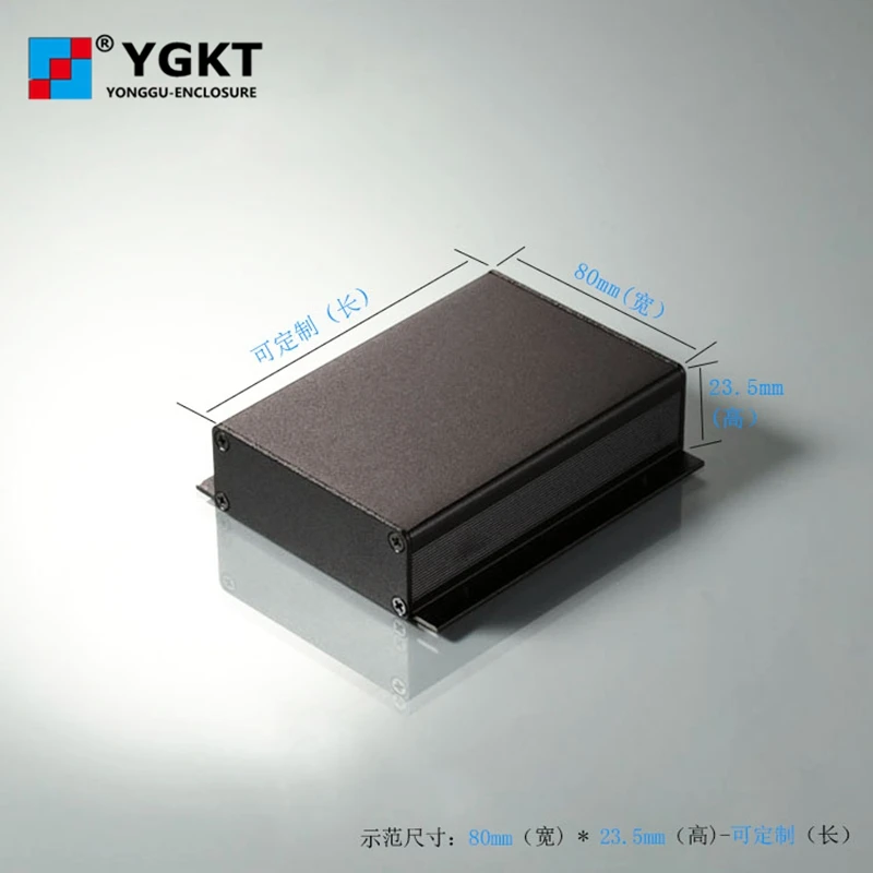 Diy новый 80*23 8*90/3.15 ''x 0 94'' x 3 54 'мм (wxhxl) Алюминиевый корпус электрическая