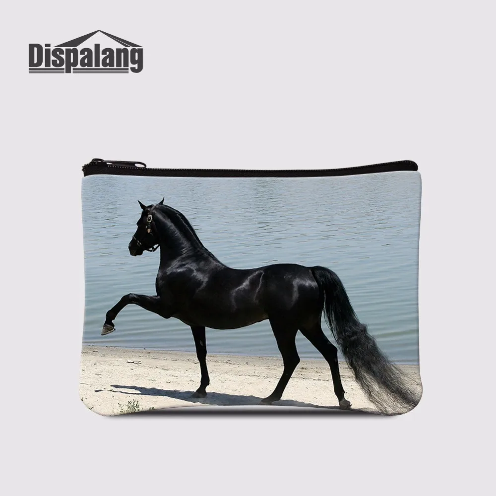 Dispalang Crazy Horse маленький кошелек с животными женская сумка для макияжа багги монет