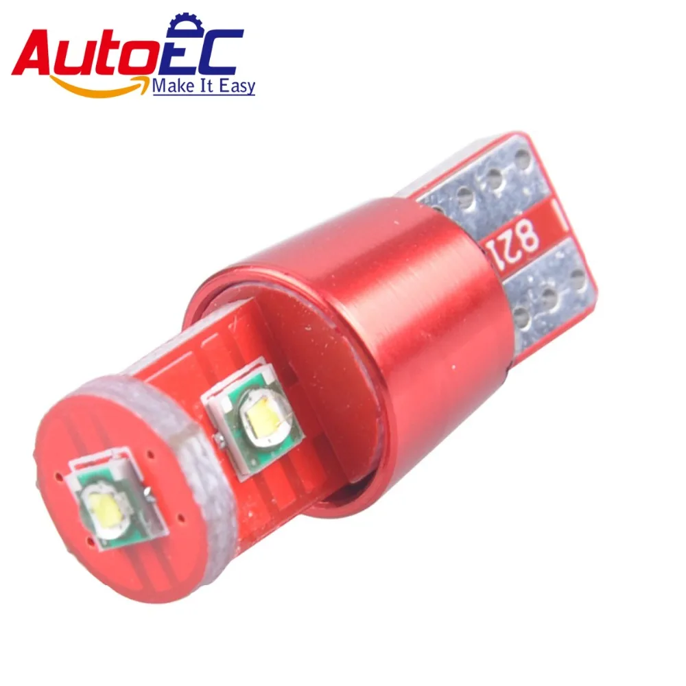 

AutoEC 2X15W XP-E T10 W5W 194 168 Автоматическая фонарь заднего хода, белый 12 В DC # LB128