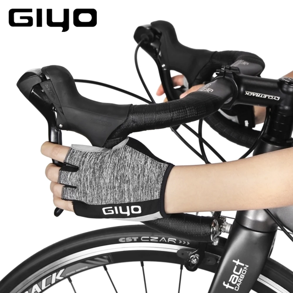 GIYO Cycling Gloves Men Women MTB Road Racing For Bicycle Fishing Running Sport Bike Half Finger guantes ciclismo | Спорт и
