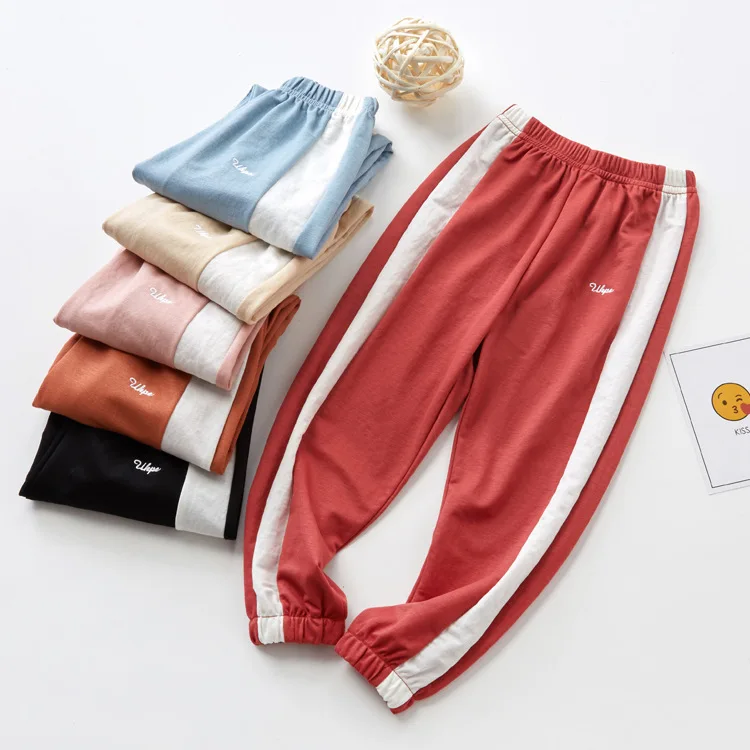 Детская одежда новые летние шаровары для мальчиков и девочек из хлопка льна |