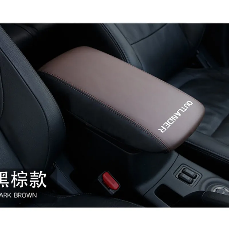Автомобильный подлокотник кобура из искусственной кожи 3 цвета для MITSUBISHI outlander 2013- аксессуары для автомобиля