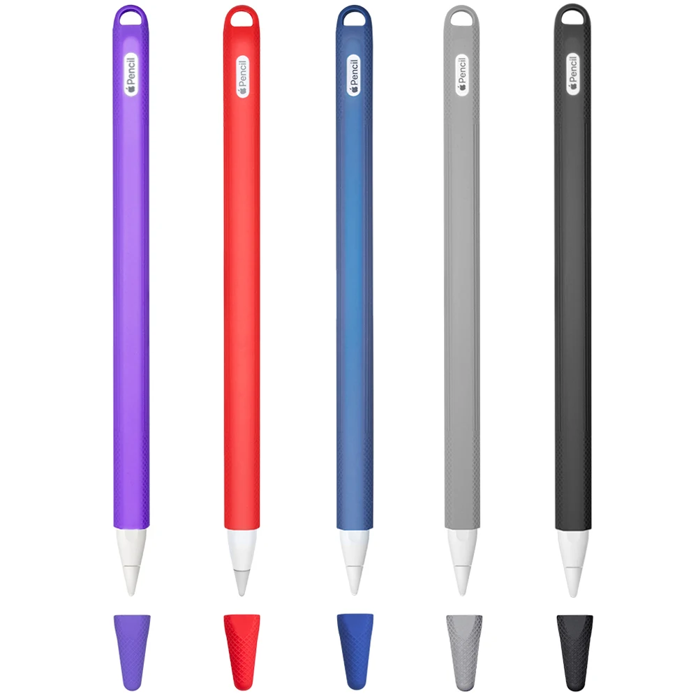 Мягкий силиконовый для Apple Pencil 2 Чехол для iPad Pro пенал планшет сенсорный Стилус защитный колпачок Насадка На глушитель чехол