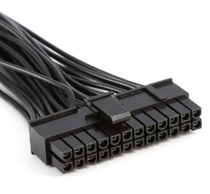 100 шт. двойной блок питания 24 P 30 см (20 + 4) pin ATX материнская плата адаптер разъем