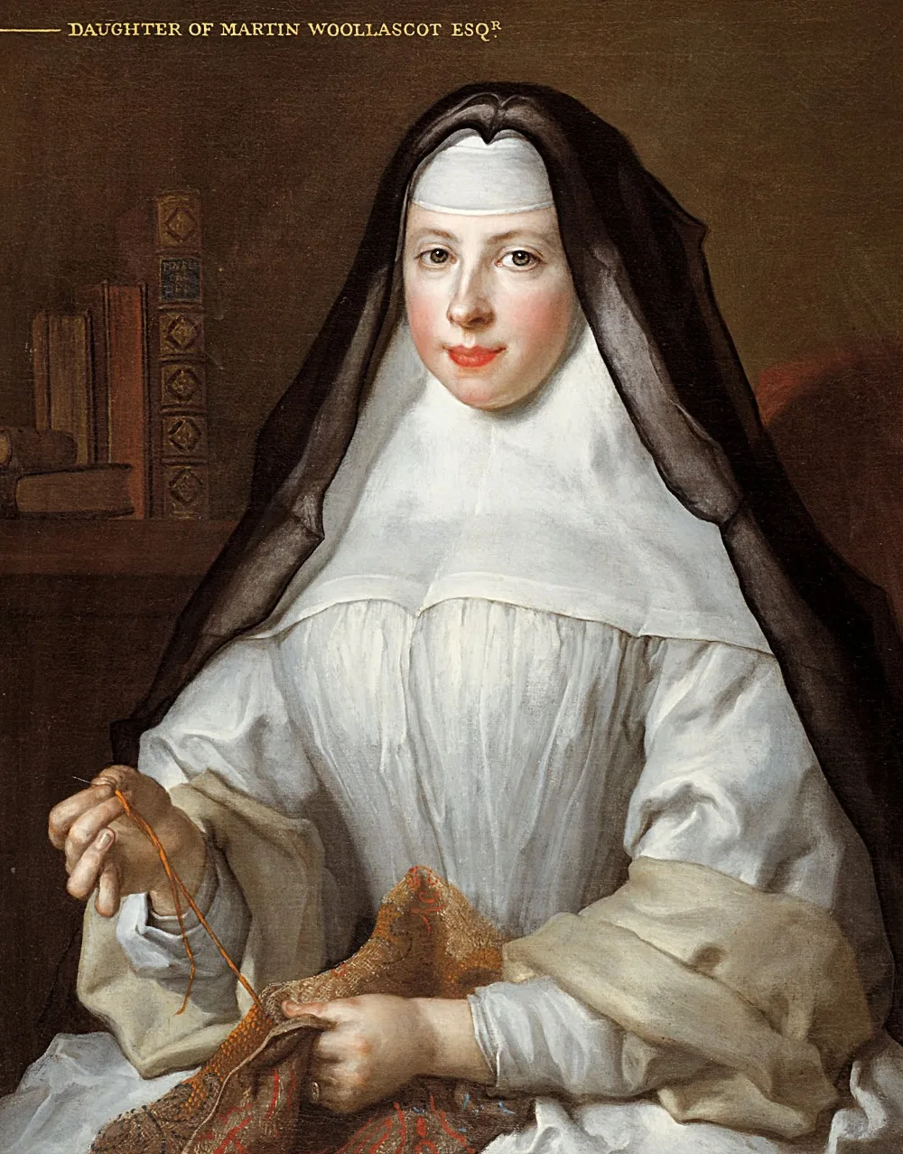 Хорошее Искусство # католическая церковь Augustinian заказ Frances Woollascott Nun печать