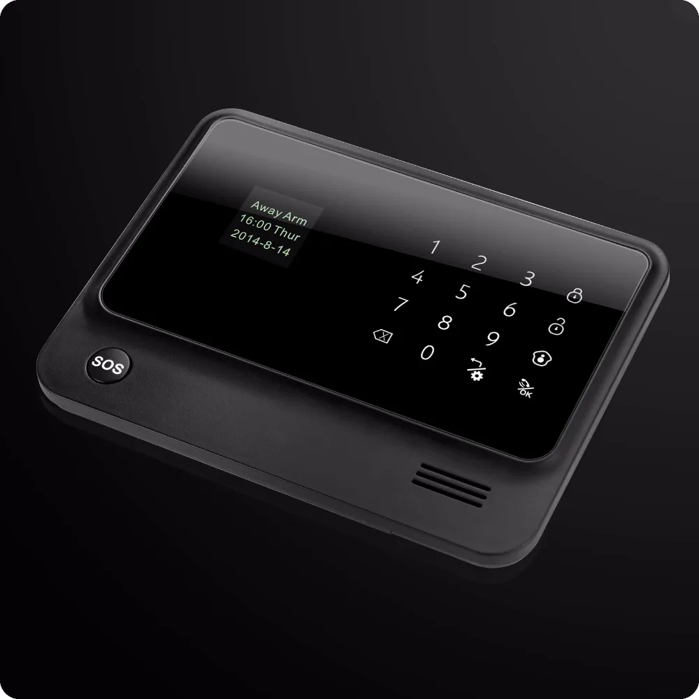 G90B Plus Wireless WiFi GSM GPRS SMS Home Security Alarm System LCD ISO Android App Control Flash siren | Безопасность и защита