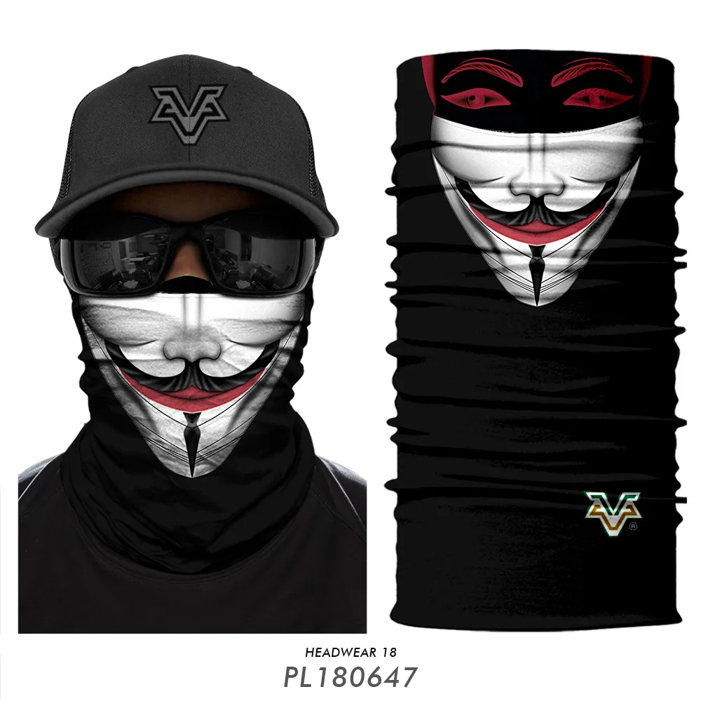 PL180647 Alien Vs. Predator повязки на голову ветрозащитный волшебный шарф цветные велосипедные мотоциклетные лыжные головные уборы банданы на шею маска для лица бесшовная Балаклава - Цвет: PL180647