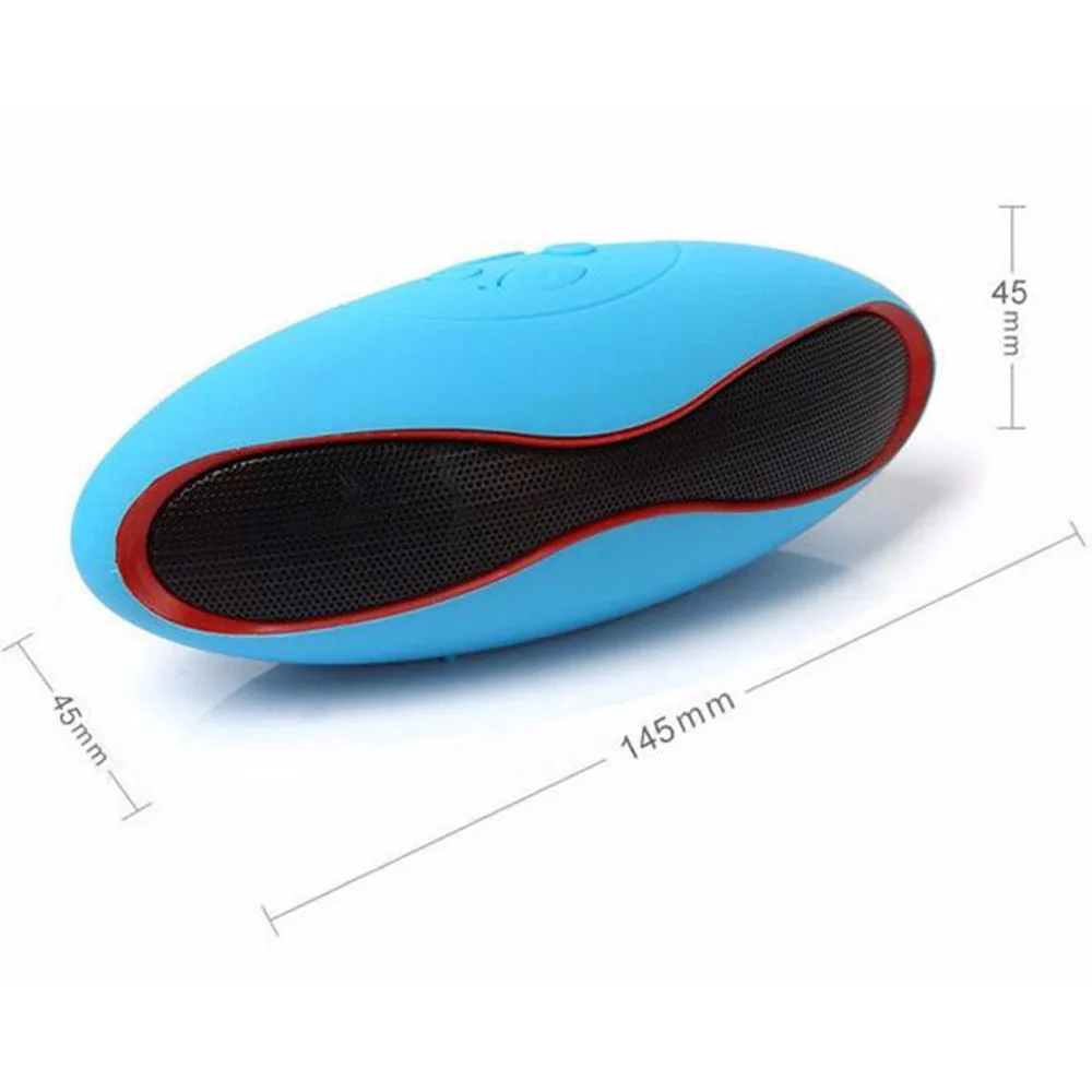 Портативный Мини Bluetooth динамик сабвуфер смарт беспроводной регби мяч колонки
