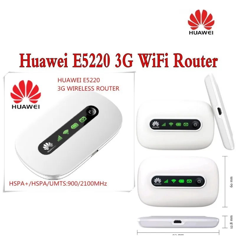 Lot of 100pcs Huawei E5220s-2 21Mbps 3G Mobile WiFi Hotspot (3G in Europe, Asia, Middle East, Africa) DHL dellivery
