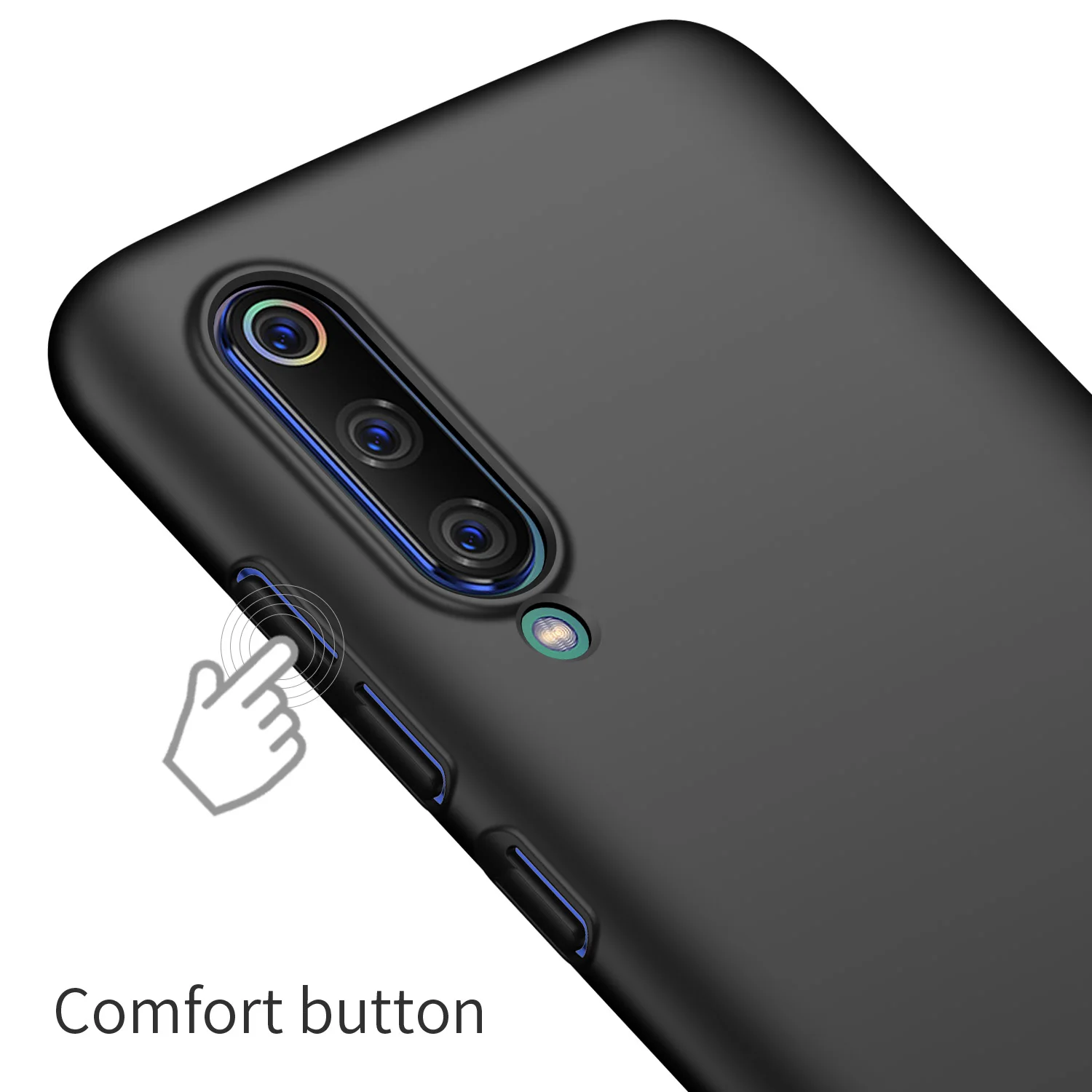 Чехол для Xiaomi Mi CC9 роскошный высококачественный Жесткий ПК тонкий чехол матовая