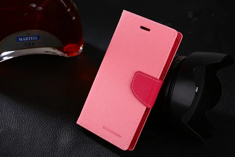 Чехол-бумажник Goospery из искусственной кожи с откидной крышкой, для Samsung Galaxy J3, J5, J7 года, европейская версия, популярный цветной Чехол-кобура с отделением для карт