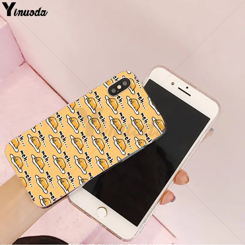 Yinuoda Милый gudetama ленивое яйцо новое поступление чехол для мобильного телефона Apple