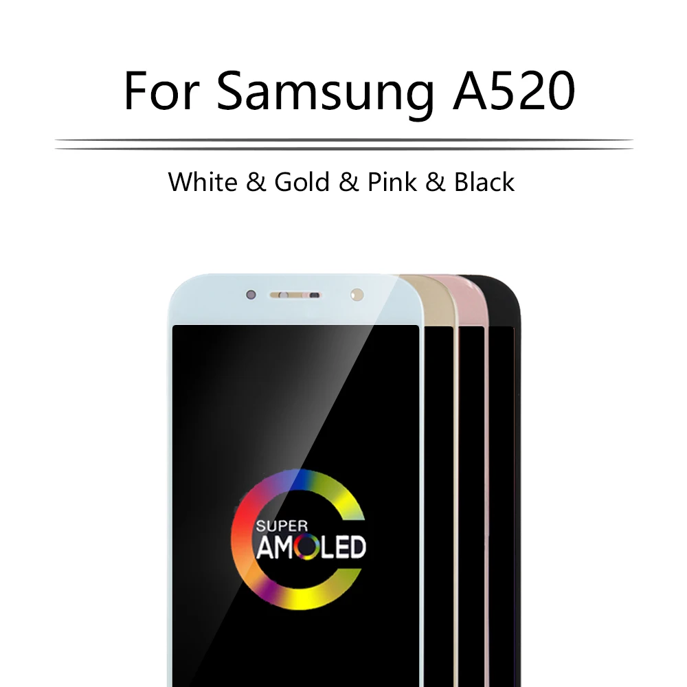 OTMIL 5 2 &quotAMOLED для SAMSUNG Galaxy A520 ЖК дисплей сенсорный экран дигитайзер Замена A5 2017 SM