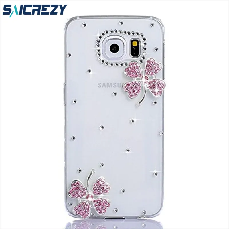 Чехол для Samsung Galaxy S5 S6 S7 EDGE S8 S9 S10 PLUS A70 A50 A30 с блестящими кристаллами NOTE 9 A8 A6 2018|for