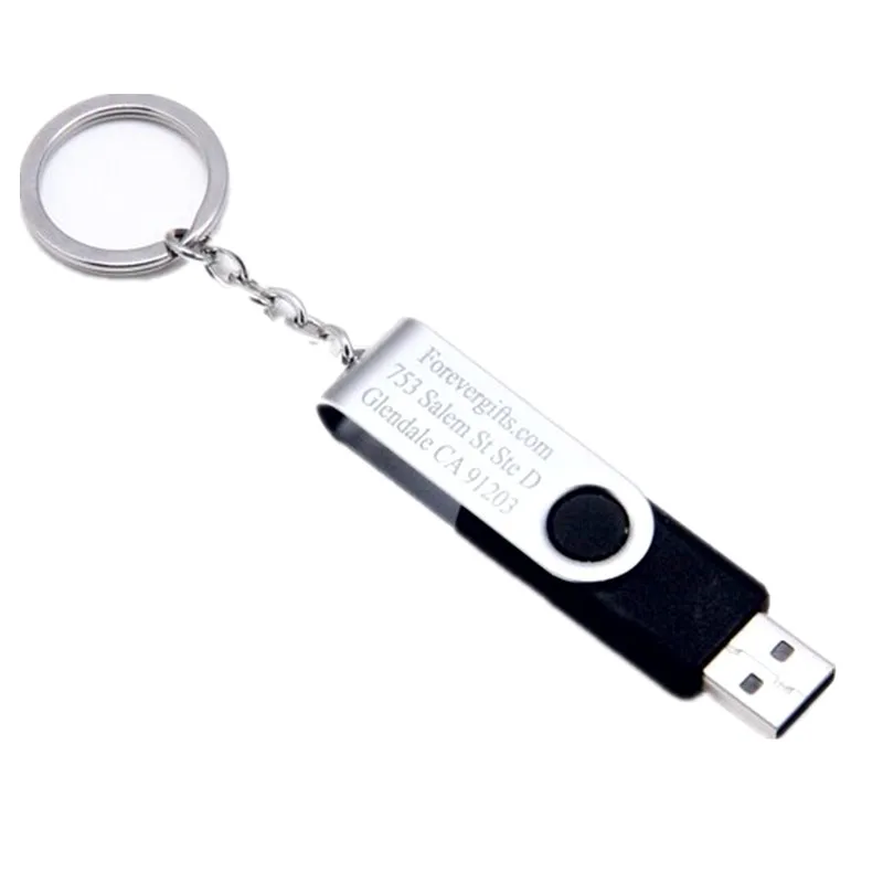 Новый персонализированный поворотный USB флеш накопитель с логотипом на заказ 10