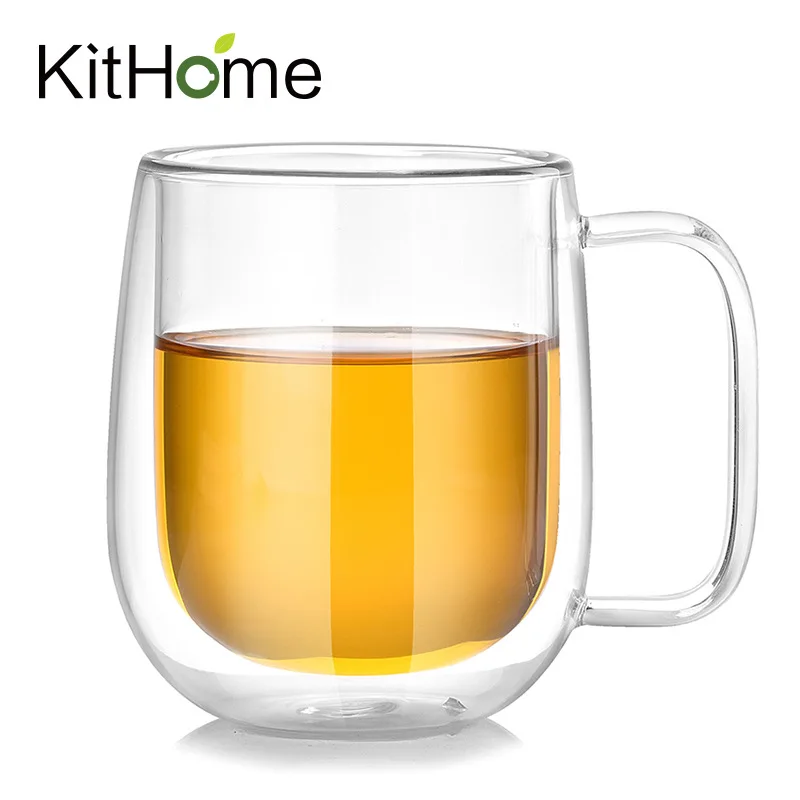 Двухслойное стекло из высокобортного силикона термостойкий прозрачный с