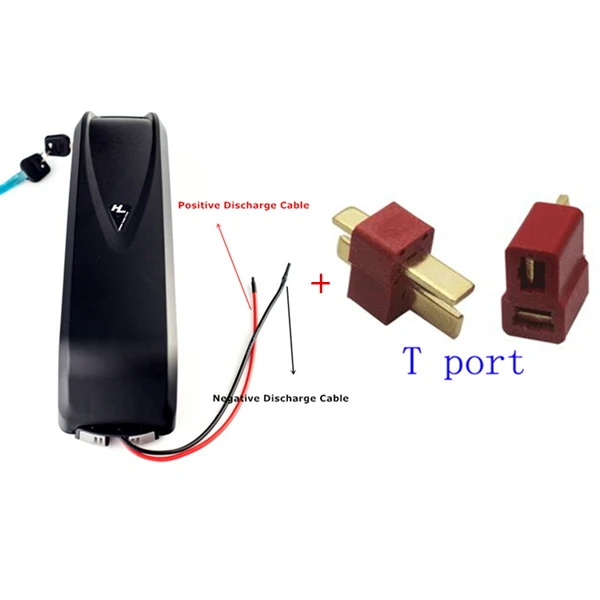 T Port 48 В 17AH литий ионный Электрический E велосипед батарея с 30A BMS для 750 Вт 1000 bbshd bafang Велосипедный спорт двигатель EBike - Цвет: T Port