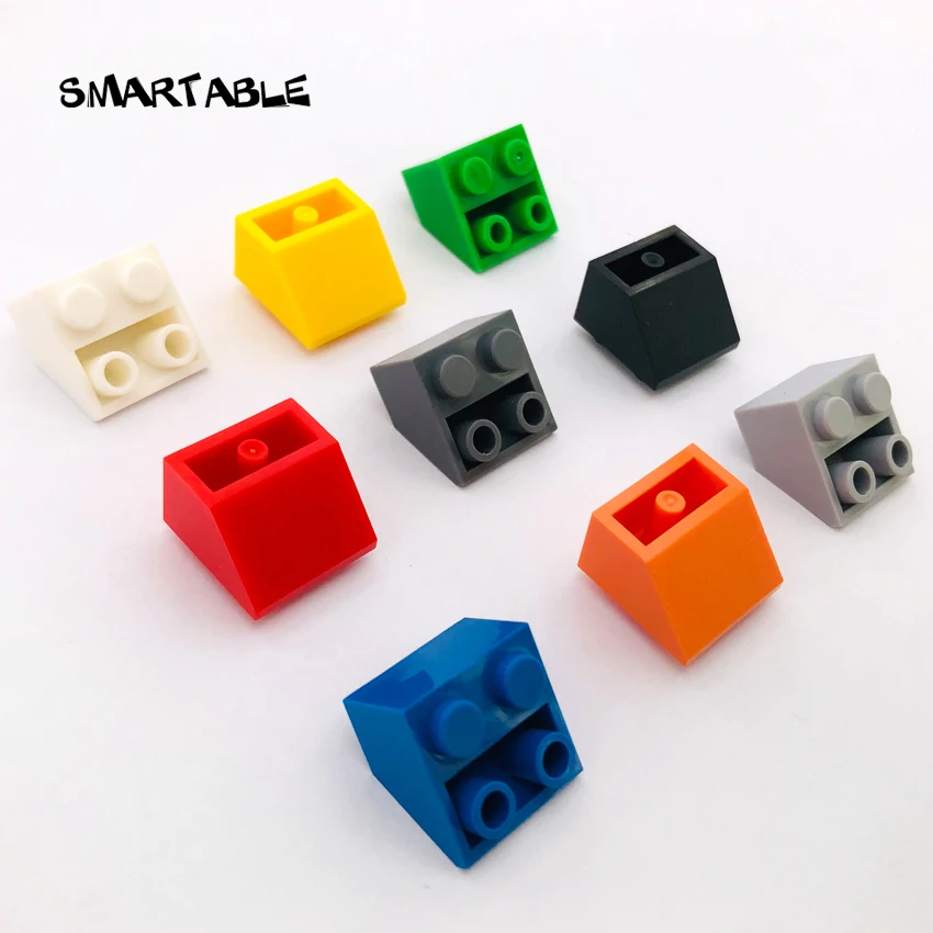 Smartable инвертированный наклон 45 2x2 конструктор MOC детали игрушки Совместимые с
