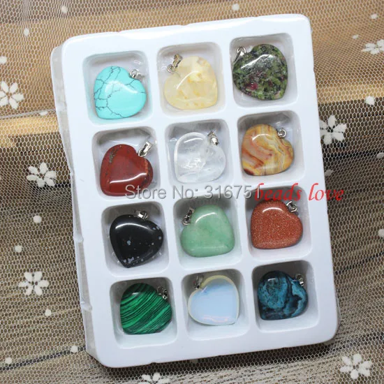 12 шт. подвески разных цветов длина 20 мм (w02536)|necklace pouch|necklace weaponnecklace large |