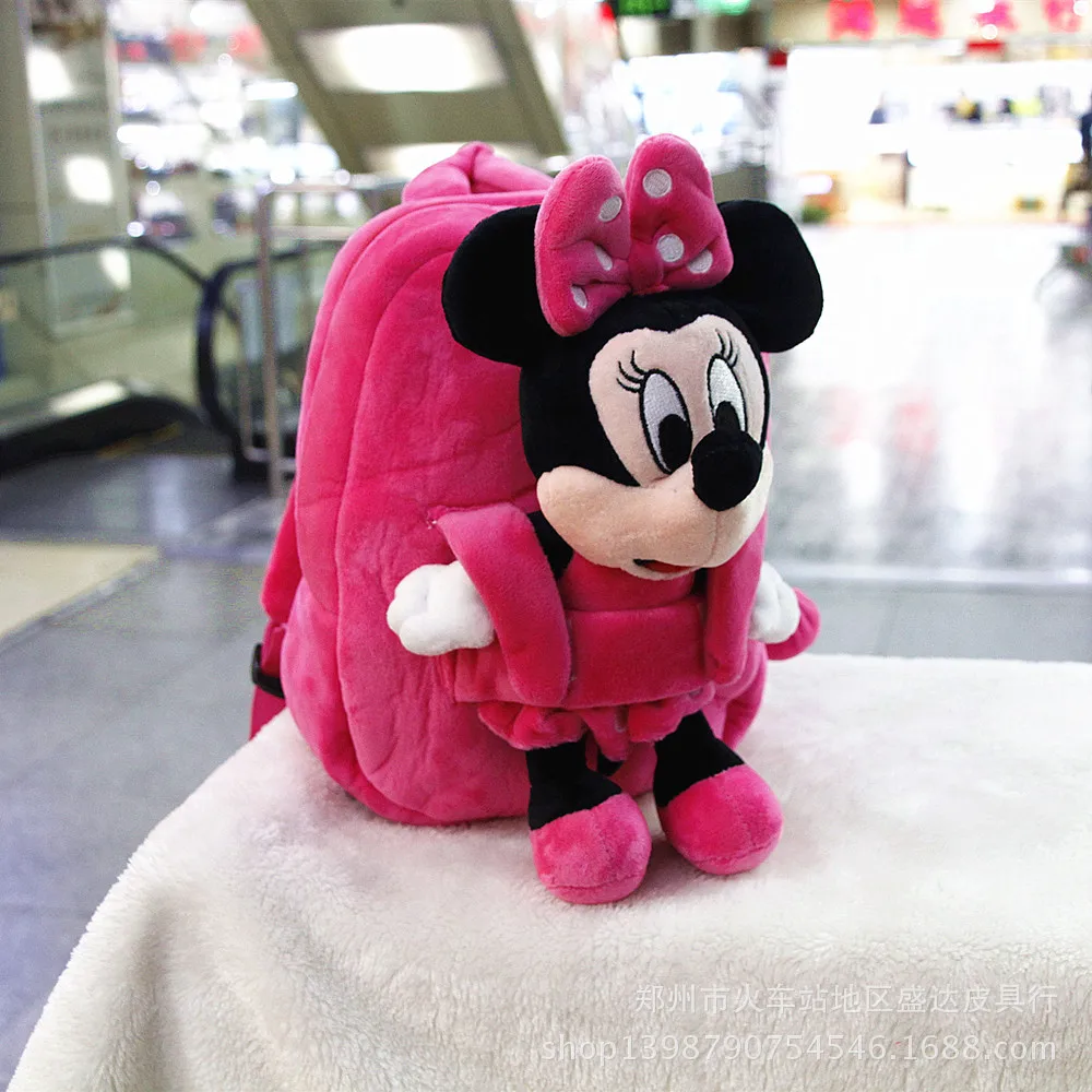 Мини Микки рюкзаки в форме мышки с рисунком из мультфильмов Минни Маус и плюшевые