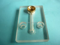 water jet panel w brass nozzle 45x70x10mm water spray cooling plate for wire cutt edm high speed machine wearing parts