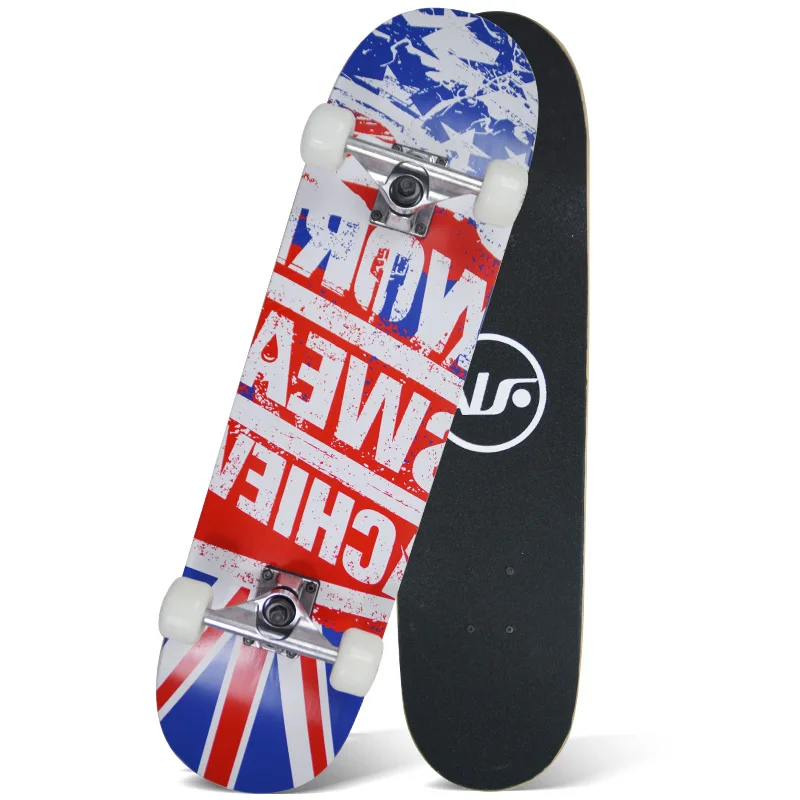 Двойной скейтборд новинка 2019 Северо-Восточный кленовый четырехколесный уличный