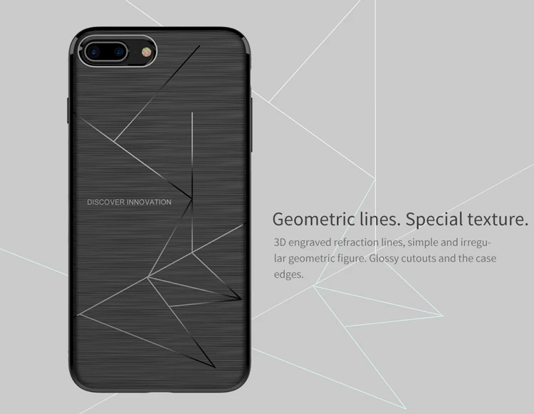 Nillkin чехол для iPhone 8 Plus Магнитная крышка ТПУ матовая текстура Dropproof защитный чехол для смартфона для iPhone 8
