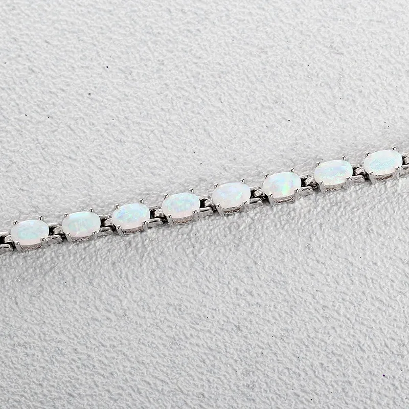 Женский браслет с белым огненным опалом 19 см FB093BH60|women bracelet|women fashion braceletgift gifts |