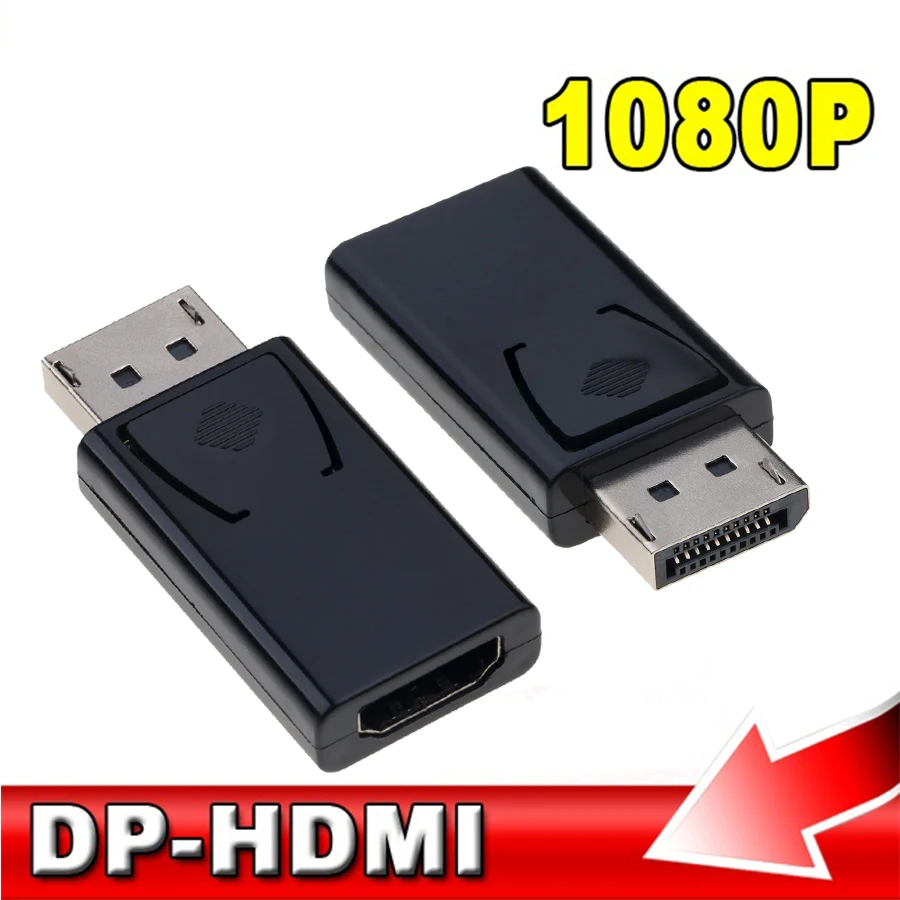 1 шт. Дисплей Порты и разъёмы DP мужчина к совместимому с HDMI Женский конвертер