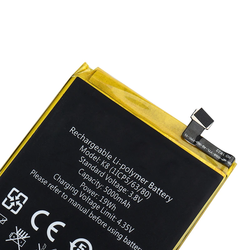 Alesser For Oukitel K8 Battery 5000mAh 100% New Replacement Accessory Accumulators Mobile Phone With Tools | Мобильные телефоны и