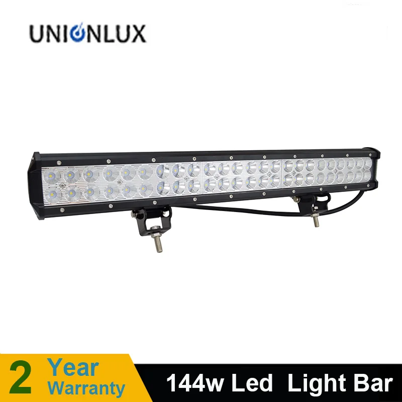 

22'' 144w LED Bar for Offroad Car 4WD Truck Tractor Boat Trailer 4x4 SUV ATV 12V 24V Spot Flood LED Light Bar LED Work Light